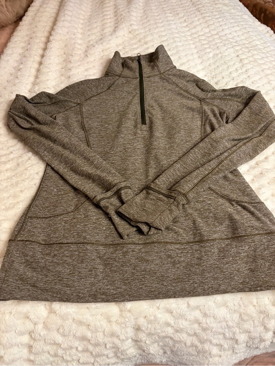 lululemon athletica Jackets & Blazers - lululemon athletica Gray Quarter-Zip Pullover Jacket